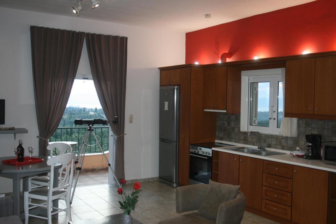 Corfu Quality Suite, Tranquility, Mountain & Sea Views 阿齐欧斯·贡多斯 外观 照片